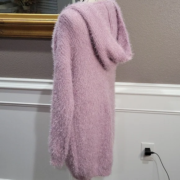 Pullover Knit Sweater Dress with Hood by AMP size Large NWT - Picture 7 of 8